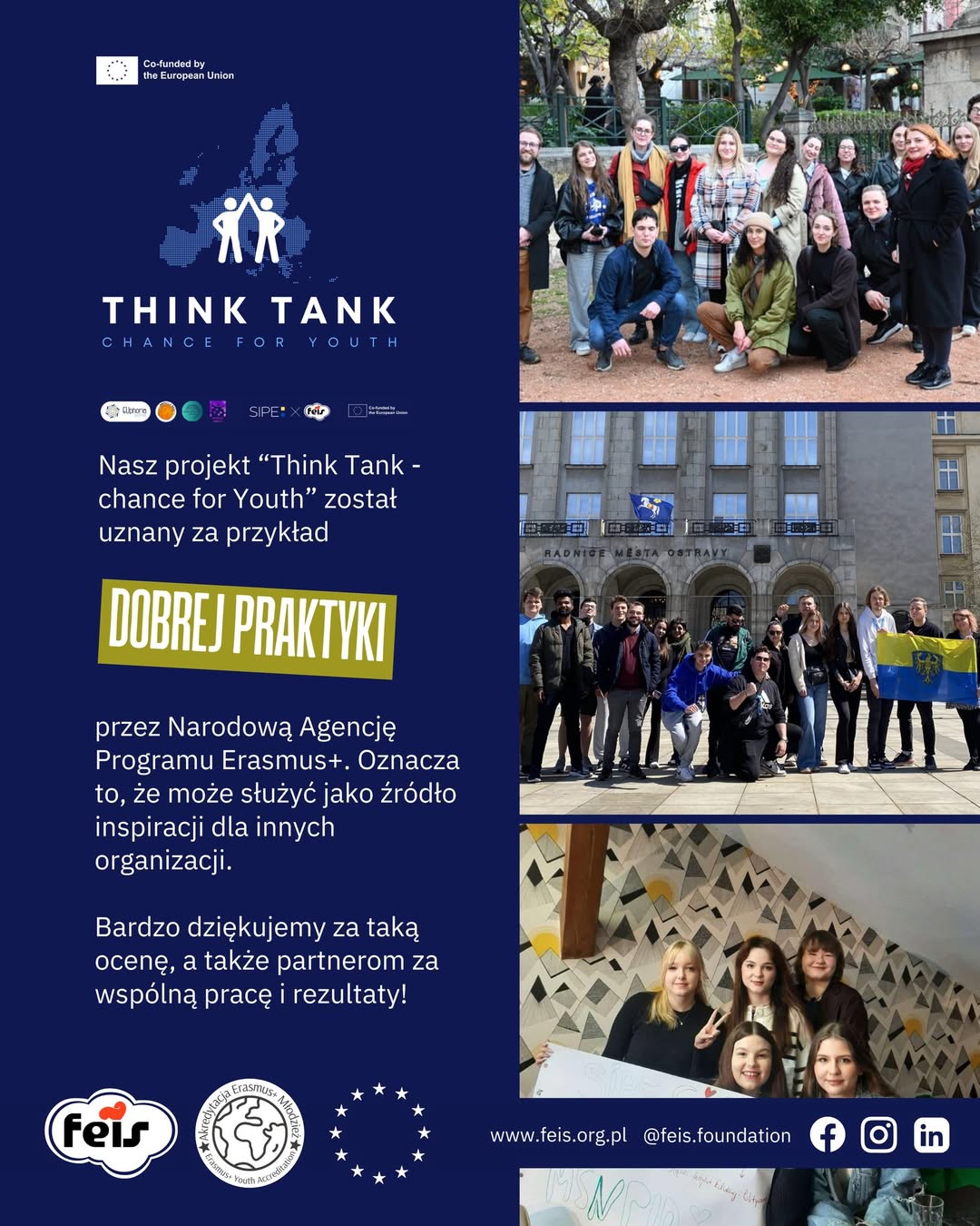 Młodzieżowe think-tanki jako dobra praktyka FRSE – projekt FEISu z wyróżnieniem!